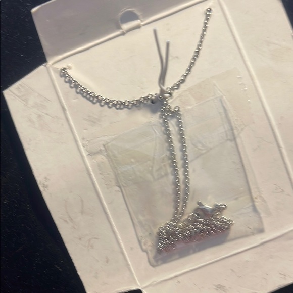 Hallmark Silver Treble Clef Pendant Necklace - Picture 2 of 2